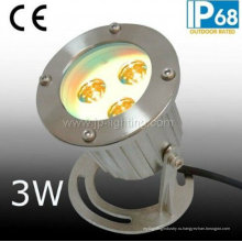 IP68 Нержавеющая сталь светодиодный подводный свет пятна с кронштейном (JP90031)